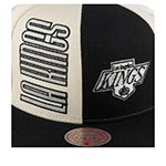 Бейсболка MITCHELL NESS арт. HHSS5371-LAKYYPPPOFWH Los Angeles Kings NHL (черный / бежевый)