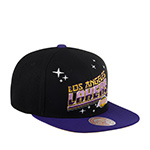 Бейсболка MITCHELL NESS арт. HHSS5472-LALYYPPPBLCK Los Angeles Lakers NBA (черный)