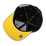 Бейсболка MITCHELL NESS арт. HHSS5472-LALYYPPPBLCK Los Angeles Lakers NBA (черный)