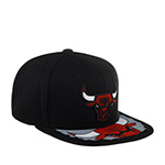 Бейсболка MITCHELL NESS арт. HHSS5725-CBUYYPPPBLCK Chicago Bulls NBA (черный)