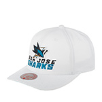 Бейсболка MITCHELL NESS арт. HHSS5758-SJSYYPPPWHIT San Jose Sharks NHL (белый)