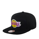 Бейсболка MITCHELL NESS арт. HHSS5762-LALYYPPPBLCK Los Angeles Lakers NBA (черный)