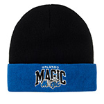 Шапка MITCHELL NESS арт. EU349-ARCHED-BLK Orlando Magic NBA (черный / голубой)