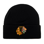 Шапка MITCHELL NESS арт. EU175-TEAMTALK-BLK Chicago Blackhawks NHL (черный)