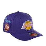 Бейсболка MITCHELL NESS арт. HHSSINTL1266-LALPURP Los Angeles Lakers NBA (фиолетовый)