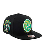 Бейсболка MITCHELL NESS арт. HHSS5820-BCEYYPPPBLCK Boston Celtics NBA (черный)