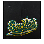 Бейсболка MITCHELL NESS арт. HHSS5820-SSUYYPPPBLCK Seattle Supersonics NBA (черный)