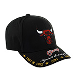 Бейсболка MITCHELL NESS арт. HHSS6268-CBUYYPPPBLCK Chicago Bulls NBA (черный)