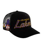 Бейсболка MITCHELL NESS арт. HHSS6002-LALYYPPPBLCK Los Angeles Lakers NBA (черный)