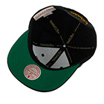 Бейсболка MITCHELL NESS арт. HHSS6268-LALYYPPPBLCK Los Angeles Lakers NBA (черный)
