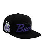 Бейсболка MITCHELL NESS арт. HHSS4797-MBUYYPPPBLCK Milwaukee Bucks NBA (черный)