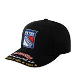 Бейсболка MITCHELL NESS арт. HHSS6565-NYAYYPPPBLCK New York Rangers NHL (черный)