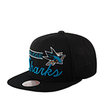 Бейсболка MITCHELL NESS арт. 6HSSLD21213-SJSBLCK San Jose Sharks NHL (черный)