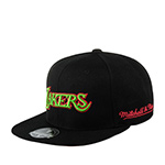 Бейсболка MITCHELL NESS арт. 6HSFSH21324-LALBLCK Los Angeles Lakers NBA (черный)