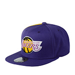 Бейсболка MITCHELL NESS арт. HHSF2990-LALYYPPPPURP Los Angeles Lakers NBA (фиолетовый / желтый)