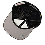 Бейсболка MITCHELL NESS арт. HHSS1051-LALYYPPPWHBK Los Angeles Lakers NBA (белый / черный)