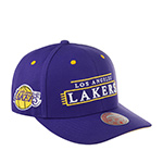 Бейсболка MITCHELL NESS арт. HHSS5351-LALYYPPPPURP Los Angeles Lakers NBA (фиолетовый)