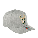 Бейсболка MITCHELL NESS арт. HHSS3273-MBUYYPPPGYHT Milwaukee Bucks NBA (светло-серый)