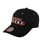 Бейсболка MITCHELL NESS арт. HHSS5372-PFLYYPPPBLCK Philadelphia Flyers NHL (черный)