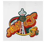 Бейсболка MITCHELL NESS арт. HHSS5460-SSUYYPPPWHIT Seattle Supersonics NBA (белый)