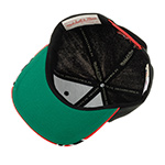 Бейсболка MITCHELL NESS арт. 6HSSMM19455-CBUBKRD Chicago Bulls NBA (черный / красный)