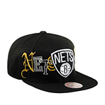Бейсболка MITCHELL NESS арт. HHSS3180-BNEYYPPPBLCK Brooklyn Nets NBA (черный)