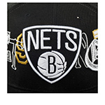Бейсболка MITCHELL NESS арт. HHSS3180-BNEYYPPPBLCK Brooklyn Nets NBA (черный)
