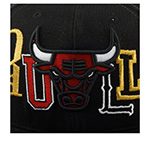 Бейсболка MITCHELL NESS арт. HHSS3180-CBUYYPPPBLCK Chicago Bulls NBA (черный)