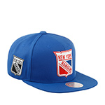 Бейсболка MITCHELL NESS арт. 6HSSDX22015-NYABLUE New York Rangers NHL (синий)