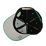 Бейсболка MITCHELL NESS арт. HHSS7310-BCEYYPPPBLCK Boston Celtics NBA (черный / зеленый)