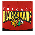 Бейсболка MITCHELL NESS арт. HHSS6642-CBHYYPPPRED1 Chicago Blackhawks NHL (красный / черный)