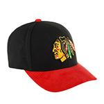 Бейсболка MITCHELL NESS арт. HP7974-CBHBLCK Chicago Blackhawks NHL (черный / красный)
