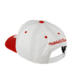 Бейсболка MITCHELL NESS арт. HHSS7289-CBUYYPPPWHIT Chicago Bulls NBA (красный / белый)