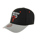 Бейсболка MITCHELL NESS арт. HP7956-CBUBLCK Chicago Bulls NBA (черный / серый)