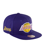 Бейсболка MITCHELL NESS арт. 6HSSDX21128-LALPURP Los Angeles Lakers NBA (фиолетовый)