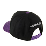 Бейсболка MITCHELL NESS арт. HP7976-LALBLCK Los Angeles Lakers NBA (черный / фиолетовый)