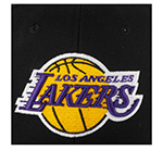 Бейсболка MITCHELL NESS арт. HP7976-LALBLCK Los Angeles Lakers NBA (черный / фиолетовый)
