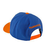 Бейсболка MITCHELL NESS арт. 6HSSSH21399-NYKBLOR New York Knicks NBA (синий / оранжевый)