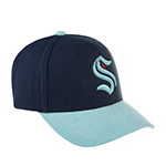 Бейсболка MITCHELL NESS арт. HP7974-SKRNAVY Seattle Kraken NHL (темно-синий / голубой)