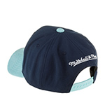 Бейсболка MITCHELL NESS арт. HP7974-SKRNAVY Seattle Kraken NHL (темно-синий / голубой)