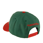 Бейсболка MITCHELL NESS арт. HHSS6279-SSUYYPPPGREN Seattle Supersonics NBA (оливковый / красный)