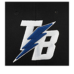 Бейсболка MITCHELL NESS арт. HHSS6644-TBLYYPPPBLCK Tampa Bay Lightning NHL (черный)
