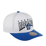 Бейсболка MITCHELL NESS арт. HHSS6642-TMLYYPPPWHIT Toronto Maple Leafs  NHL (синий / белый)