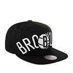 Бейсболка MITCHELL NESS арт. HHSS7646-BNEYYPPPBLCK Brooklyn Nets NBA (черный)