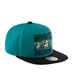 Бейсболка MITCHELL NESS арт. HHSS7298-ADUYYPPPTEAL Anaheim Ducks NHL (бирюзовый / черный)