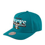 Бейсболка MITCHELL NESS арт. HP8401-ADUTEAL Anaheim Ducks NHL (бирюзовый)