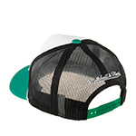 Бейсболка MITCHELL NESS арт. HT8363-BCEWHIT Boston Celtics NBA (белый / зеленый)