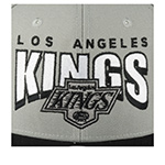 Бейсболка MITCHELL NESS арт. HHSS6643-LAKYYPPPGREY Los Angeles Kings NHL (светло-серый / черный)