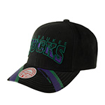Бейсболка MITCHELL NESS арт. HHSS5813-MBUYYPPPBLCK Milwaukee Bucks NBA (черный)