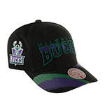 Бейсболка MITCHELL NESS арт. HHSS5813-MBUYYPPPBLCK Milwaukee Bucks NBA (черный)